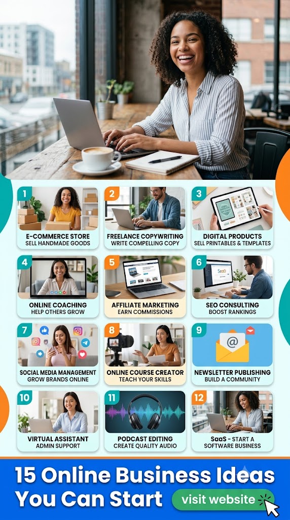 15 Online Business Ideas You Can Start